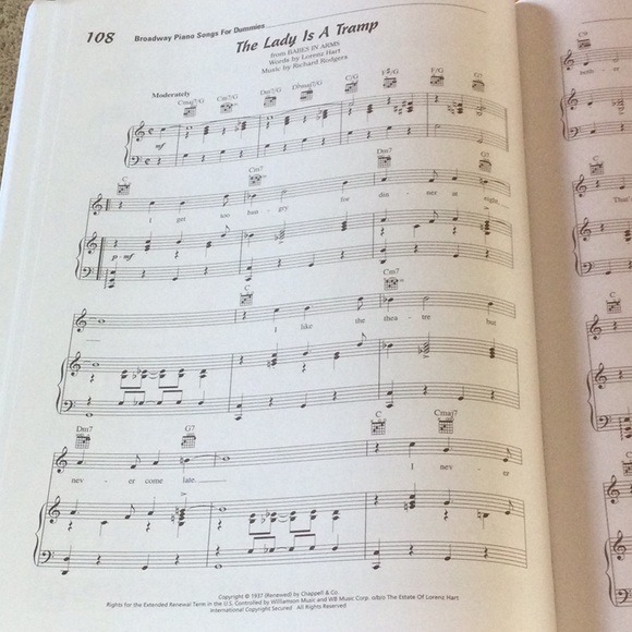 Broadway Piano Songs For Dummies - Picture 7 of 8